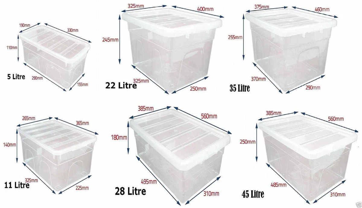 56qt Clear Storage Box with Lid White - Room Essentials™