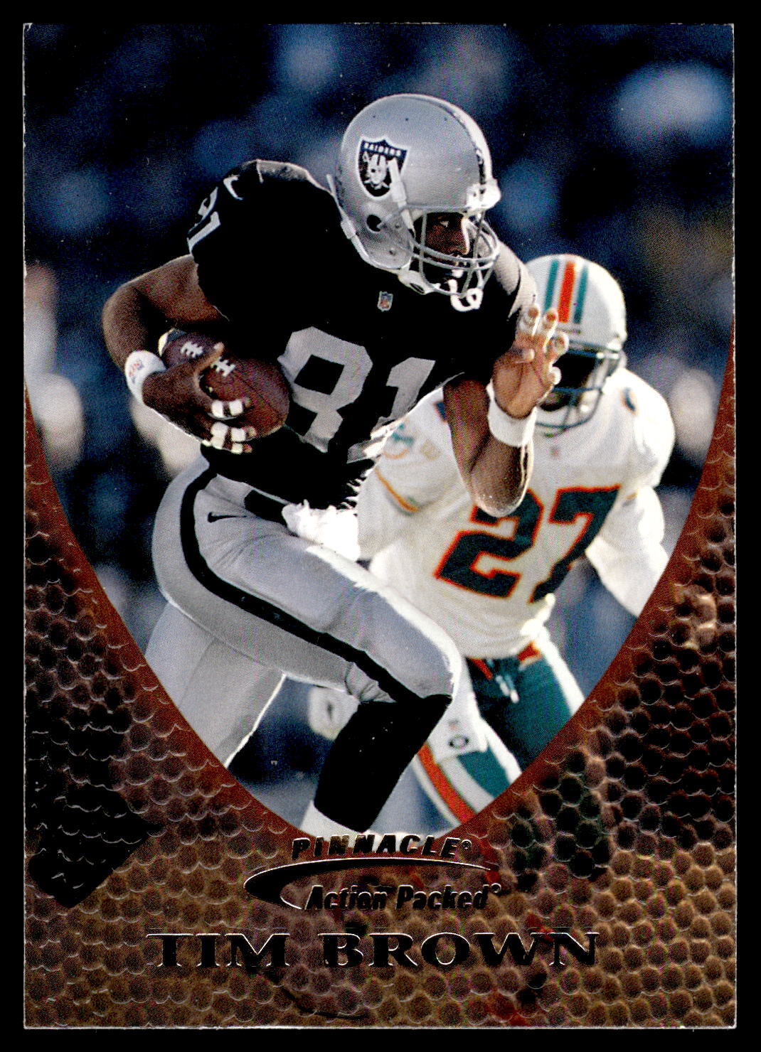 1997 Action Packed #80 Tim Brown Near Mint or Better