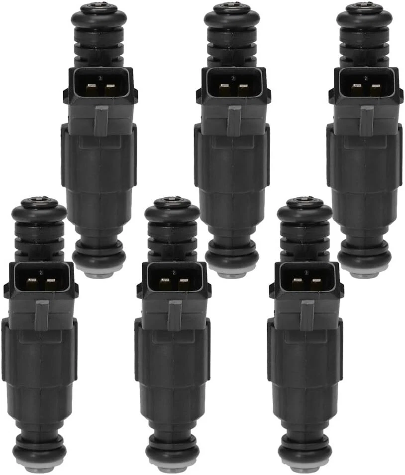 Set of 6 OEM Bosch Fuel Injectors Fits For 1987-1998 Jeep Cherokee 4.0L - Image 3 of 4