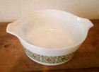 Vintage PYREX Verde Autumn Floral Green 475 2.5 Quart Casserole Dish — photo 5