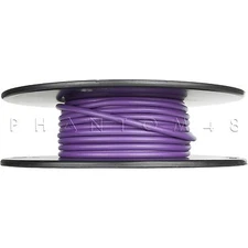 George L's .155 Bulk Instrument Guitar/Bass Cable Wire By-the-Foot 1ft - PURPLE