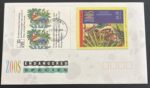 Australia FDC 1994 Zoos Endangered Species