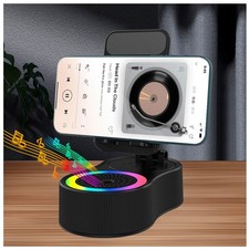 5-in-1 Wireless Induction Bluetooth Speaker Phone Holder RGB Light Rechargeable