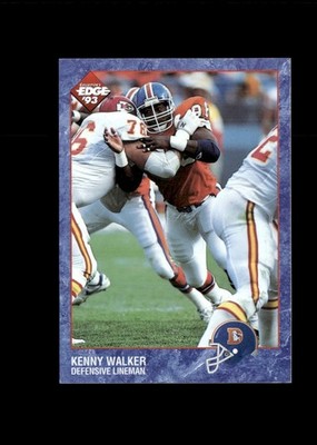 Kenny Walker : 1993 Collector's Edge #56 Denver Broncos FREE SHIP
