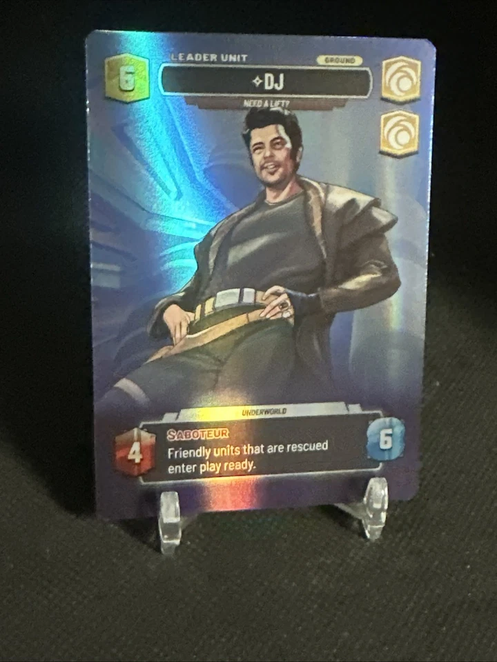 DJ Need A Lift? - Star Wars Unlimited SEC - Showcase Foil #1038 - Image 3 of 4
