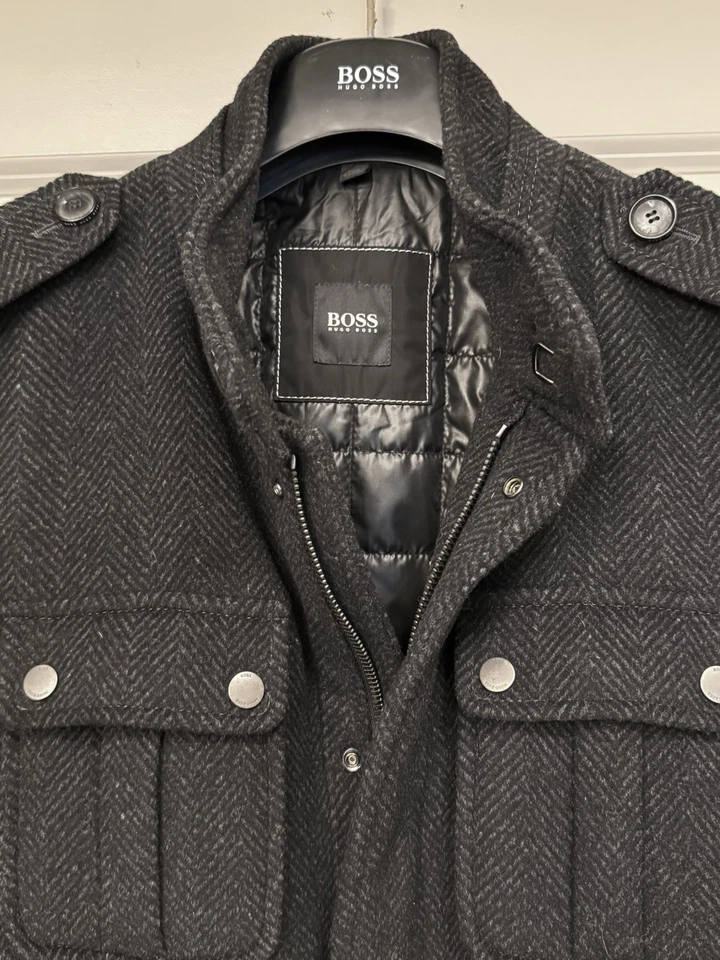 Men’s Hugo Boss Wool Jacket Xl - Image 2 of 4