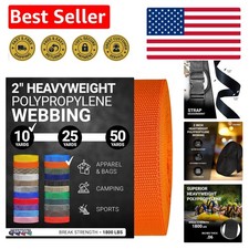 Outdoor-Ready 2" x 10 Yards Polypropylene Strapping