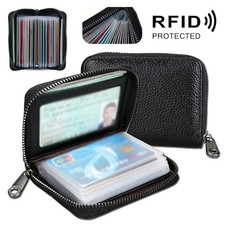 Portefeuille Porte-Carte 22 Emplacements Protection RFID Étui Crédit Identité