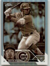 2023 Topps Chrome Seiya Suzuki Sepia Refractors #168 Chicago Cubs