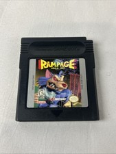 Rampage World Tour Game Boy Color GBC Authentic Tested Working Cartridge