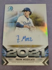 Frank Mozzicato 2021 Bowman Chrome Draft  Class of 2021 Refractor Auto /250
