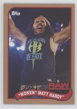 2018 Topps Heritage WWE Bronze WOKEN Matt Hardy #49 9aj