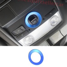 Para Volkswagen CC 2013-2017 Aleación Azul Techo Corredizo Interruptor Botón Cubierta Borde 1 pieza