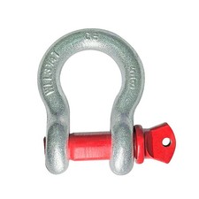 Lot of 10 Prox 3 Ton 5/8" 0.625" Galvanized Screw Pin Anchor U Shackle for Truss