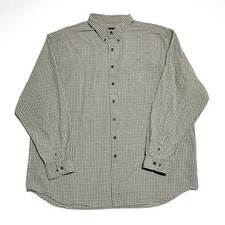 Eddie Bauer Long Sleeve Dress Shirt Button Up Men  s Size 3XL Plaid