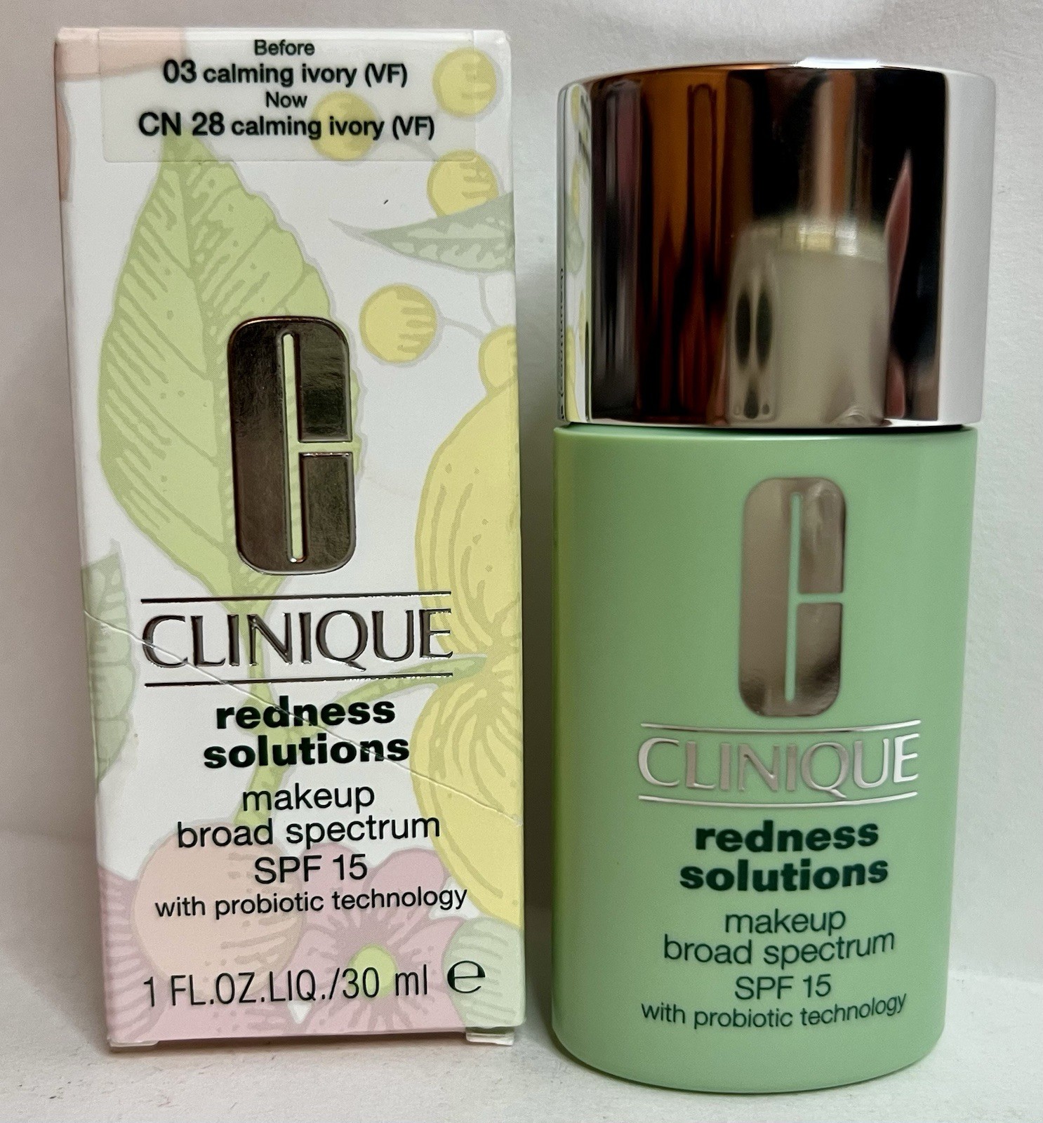 Clinique Redness Solutions Calming Ivory Makeup SPF 15 1 fl oz-image