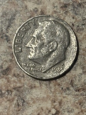 1983 P Roosevelt Dime DD Error!  See Pics! Rare!