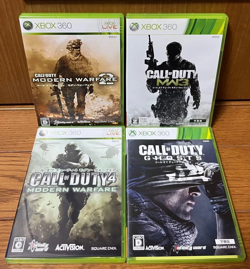 Call of Duty Microsoft Xbox 360 NTSC-J (Japan) Video Games for