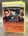 The Orange Box Xbox 360, 2007 Half Life 2 Team Fortress 2 and Portal CIB Tested