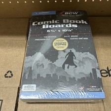 BCW Current Comic Backing Backer Boards Pack of 100 6 3/4 X 10 1/2-100 Count-NEW