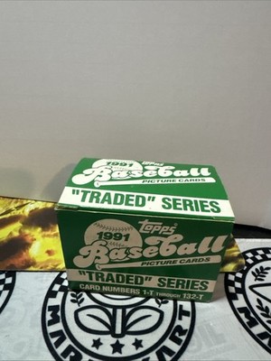 1991 Topps Baseball Traded Series Green Box!