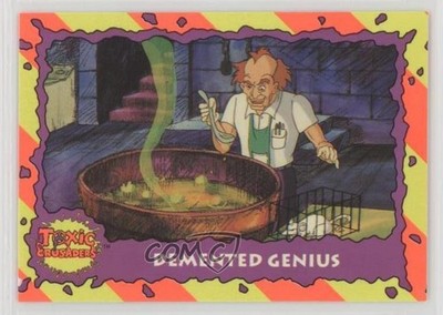 1991 Topps Toxic Crusaders Demented Genius #47 3c7