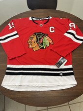 Chicago Blackhawks Jonathan Toews Hockey Jersey Strap Size 54 XL NWT Adidas NHL