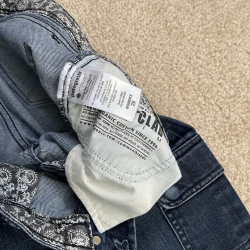 Patagonia Low Rise Iron Clad Denim Cargo Jeans Damen 26 (ACTUAL 30"x29") BLAU - Bild 8 von 20