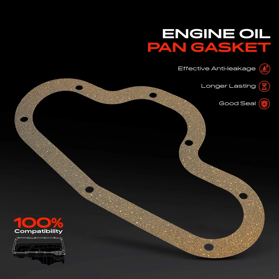 Junta inferior del cárter de aceite del motor para Nissan Pathfinder 2001-2004 Infiniti QX4 V6 3,5 L Foto 3 de 4