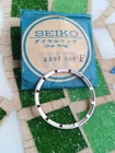 Vintage Watch Seiko 7625-7000 Dial Ring Silver Part 83073043F Nos