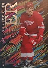 1994-95 Fleer Flair Scoring Power #3 Sergei Fedorov - Red Wings