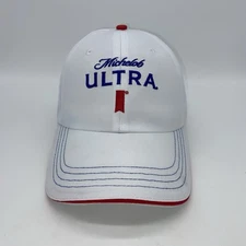 Michelob Ultra White Golf Baseball Hat Adjustable Beer Apparel