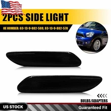 Smoke Lens Side Repeater Light Reflector For 2011-2016 MINI Cooper R61 Paceman