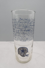 Dallas Cowboys 1977 World Champions 1978 Limited Edition Vintage Drinking Glass