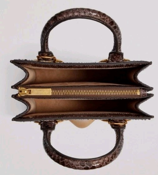 Schiaparelli Exotic Python And Lambskin Anatomy B… - image 4