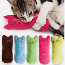 Catnip Toy for Cats Funny Plush Chew Bite Interactive Kitten Grinding Toy