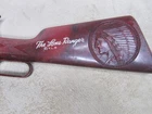 Vintage 1950s-1960s Marx Lone Ranger Toy Rifle Plastic 23" Bear/Native Am Stock