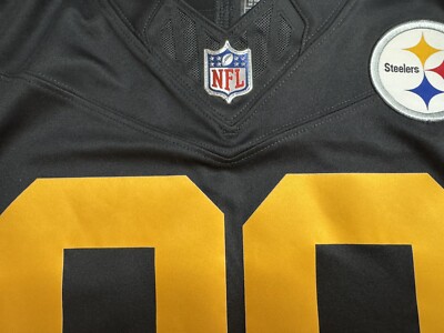 XL TJ Watt 90 Vapor FUSE Jersey Color Rush Pittsburgh Steelers