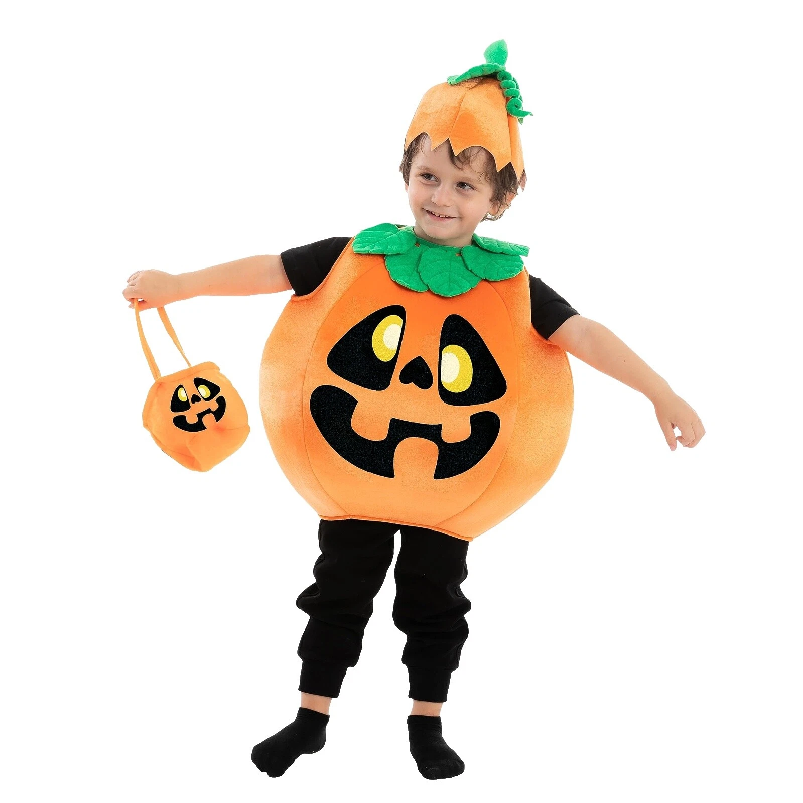 Disfraces de calabaza Traje Completo Para Niños