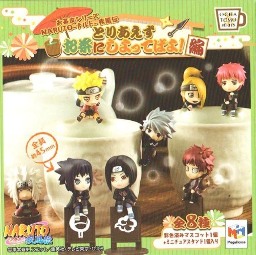 OCHATOMO SERIES NARUTO フィギュアセット Megahouse Ochatomo Naruto Shippuden Let's Enjoy Tea Mini