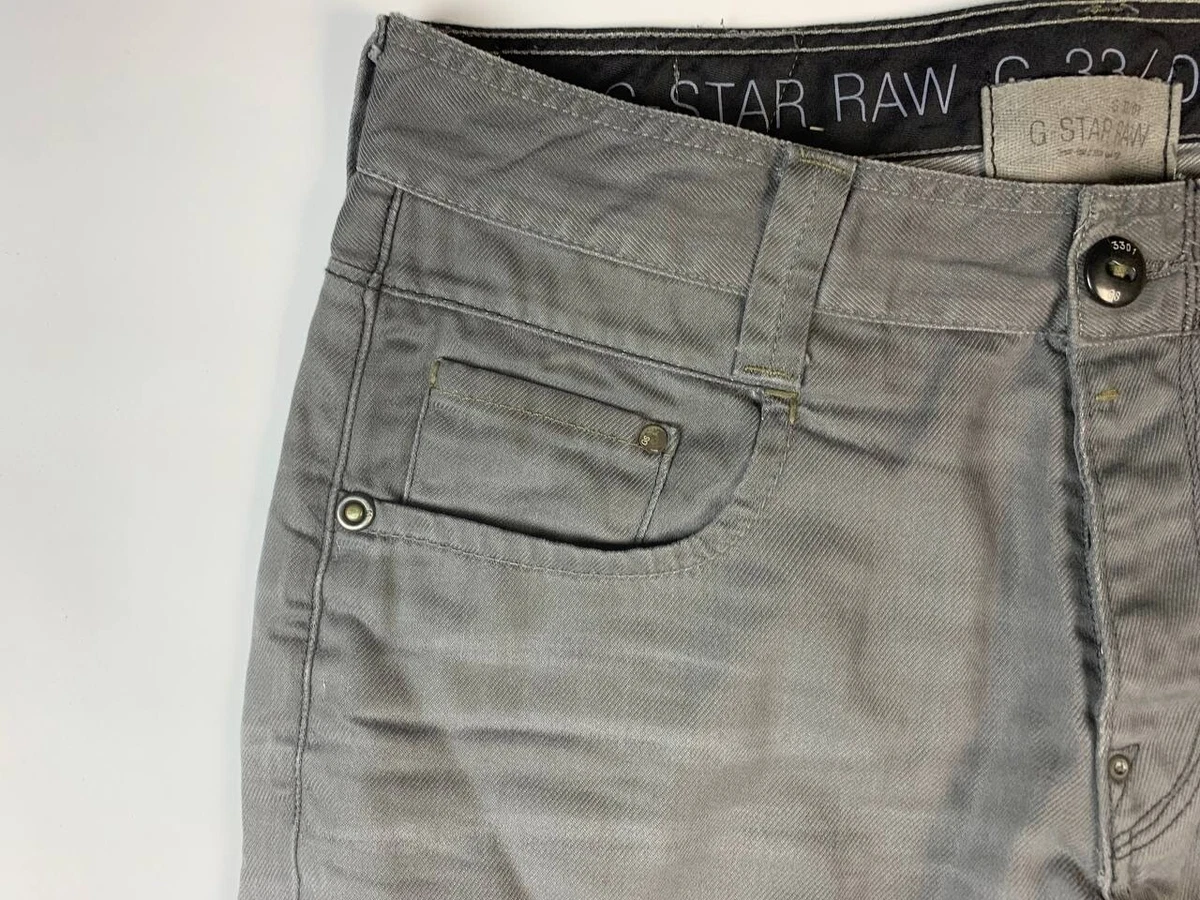 G STAR RADAR NARROW ROPE Wash Denim Baggy Jeans W36 L34 Button Fly