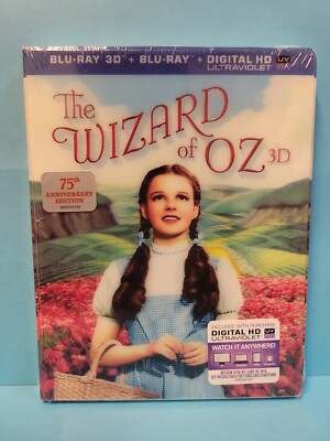   The Wizard of Oz 75th Anniversary Lenticular Edition Blu-ray 3D,Blu-ray  