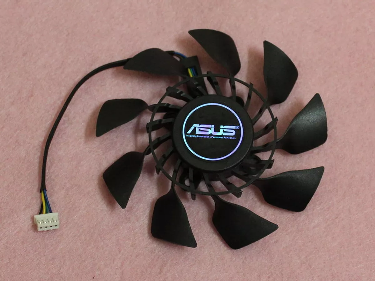 95mm ASUS GTX780 TI R9 280X 290 290X Single Fan Replacement T129215SU 4Pin  R166a