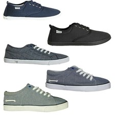 Men's Canvas Running Lace Up Trainers Gym Casual Sneakers Nicholas Deakins 6-11