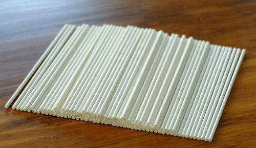 100 Pezzi Bastoncini di Ventosa in Plastica Solida per Torte Lecca-Lecca Caramelle Biscotti Cottura - Foto 4 di 6