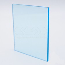 Plexiglass colorato azzurro trasparente cm 150x100 spessore 3mm