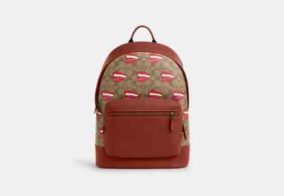 Coach X Tom Wesselmann West Backpack In Signature Canvas and  display picture 1