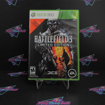 Battlefield 3 Limited Edition - Xbox 360 Complete - 1 Year Warranty VG