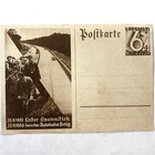 WWII German Third Reich Postcard Autobahn 1936 Unused WW2 Military Highway Card