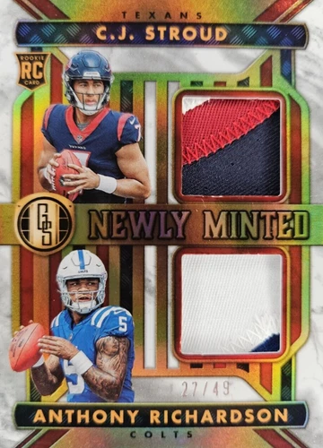 2023 Panini Gold Standard Anthony Richardson C. J. Stroud #NMD-2